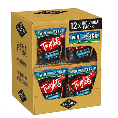 Jacob's Twiglets 105g (Pack of 12) Fullbox