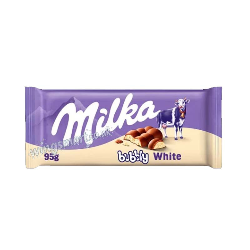 Milka Bar Bubbly Milk White Chocolate 15x95g Fullbox