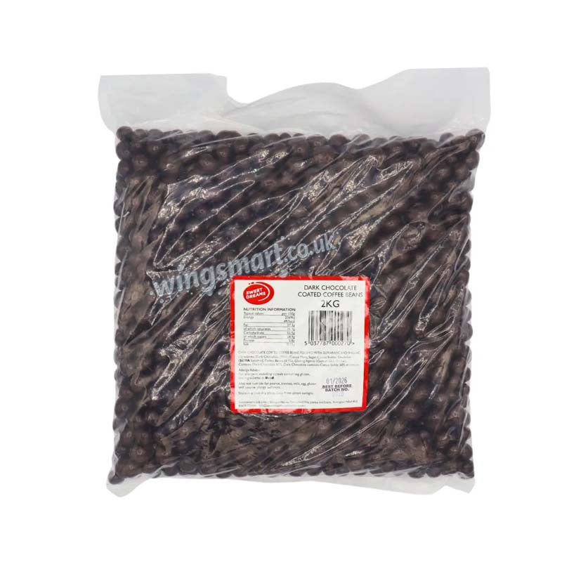 Sweet Dreams Dark Chocolate Coffee Beans Bag 2kg