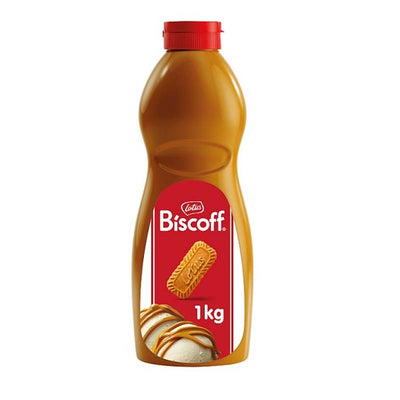 Biscoff Topping 1kg – Biscuit Dessert Sauce for Waffles & Ice Cream