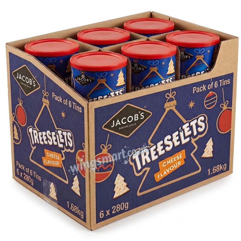 Jacob's Treeselets Caddy 280g (Pack of 6)