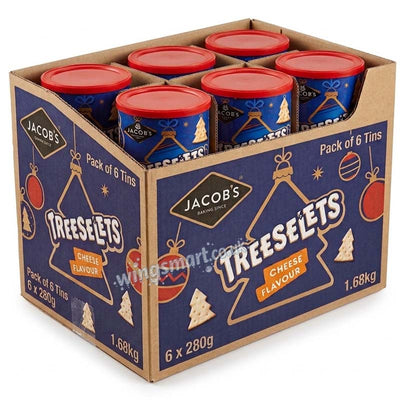 Jacob's Treeselets Caddy 280g (Pack of 6)