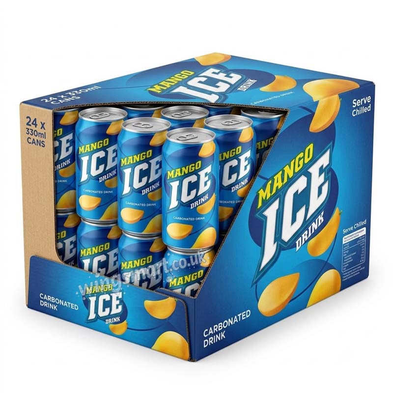 Ice Drink Cans 330ml Variety Flavours Pack of 24 | Soft Drinks