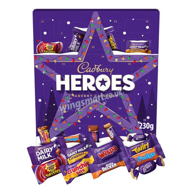 Cadbury Heroes Chocolate Christmas Advent Calendar 230g Christmas Treat