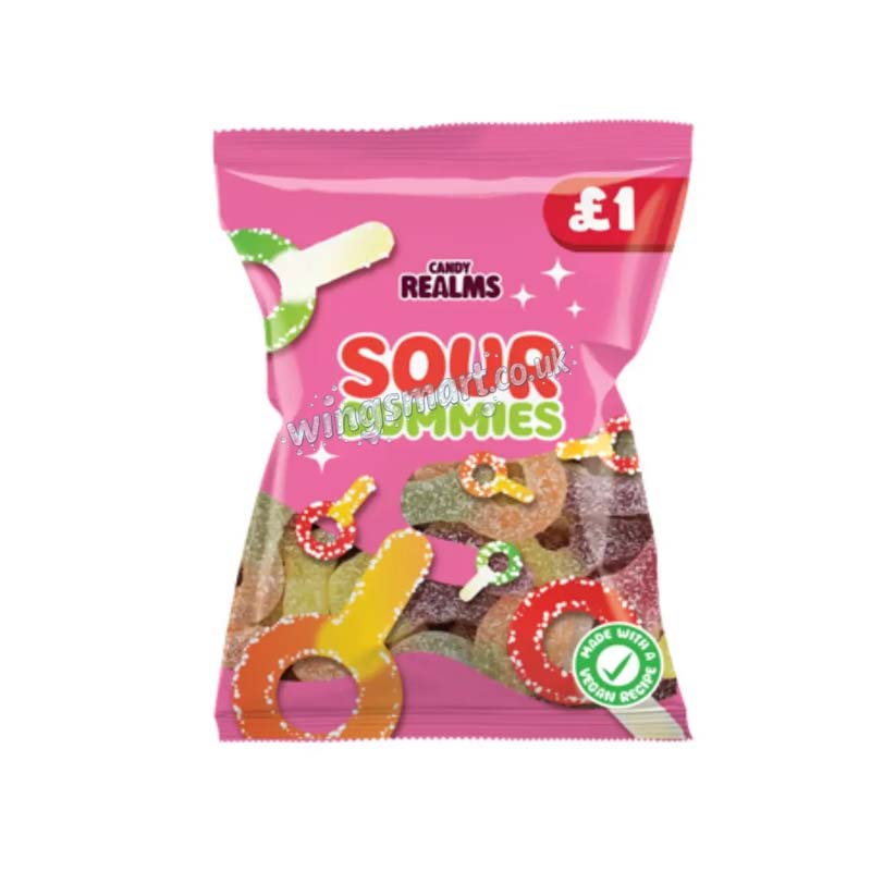 Candy Realms Sour Dummies 160g PMP (Pack of 10)