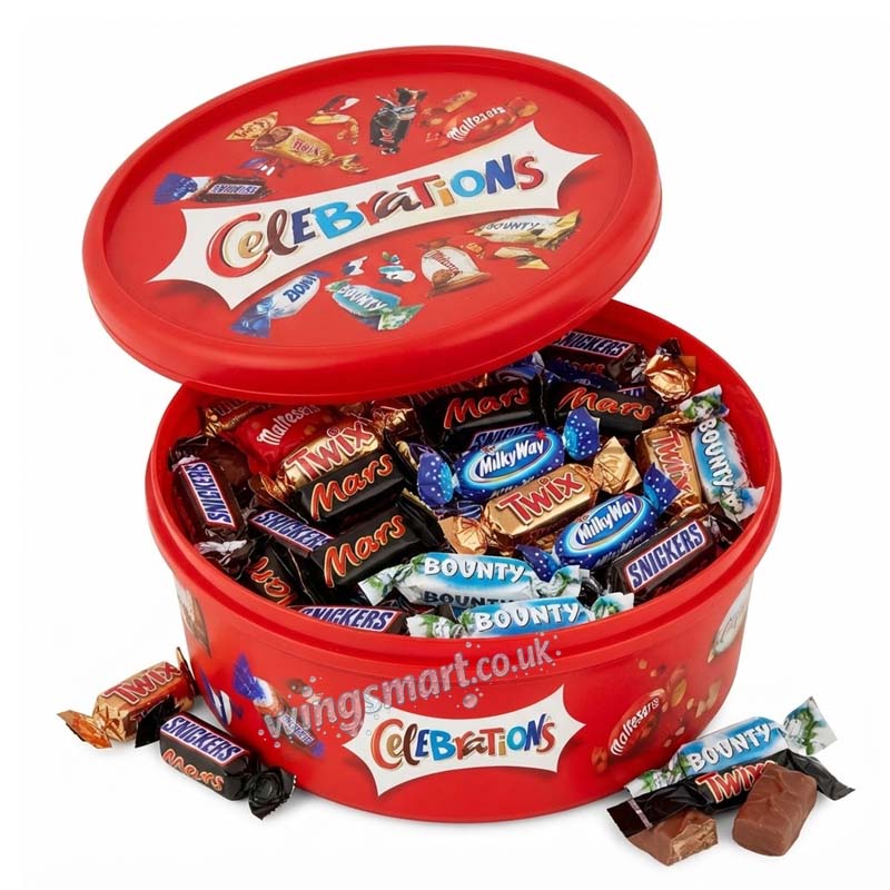 Celebrations Milk Chocolate & Biscuit Bars Sharing Tub 500g