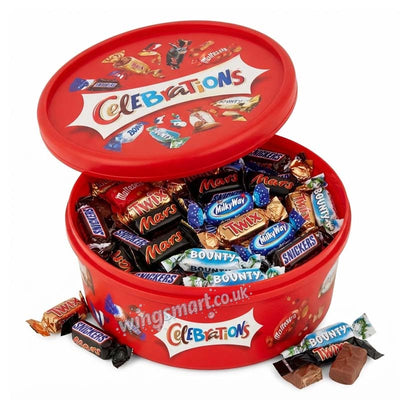 Celebrations Milk Chocolate & Biscuit Bars Sharing Tub 500g