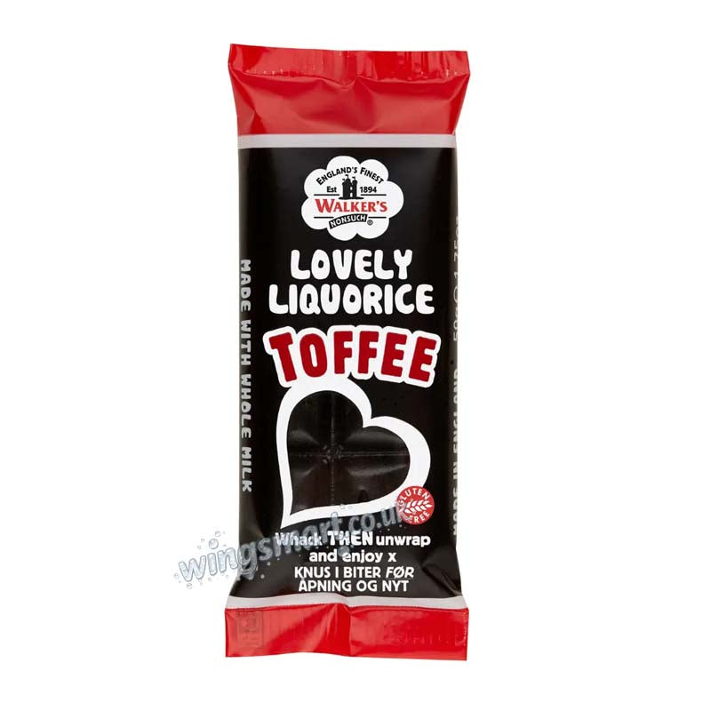 Walker's Nonsuch Toffee Bar 50g Variety of Flavours (Pack of 24)