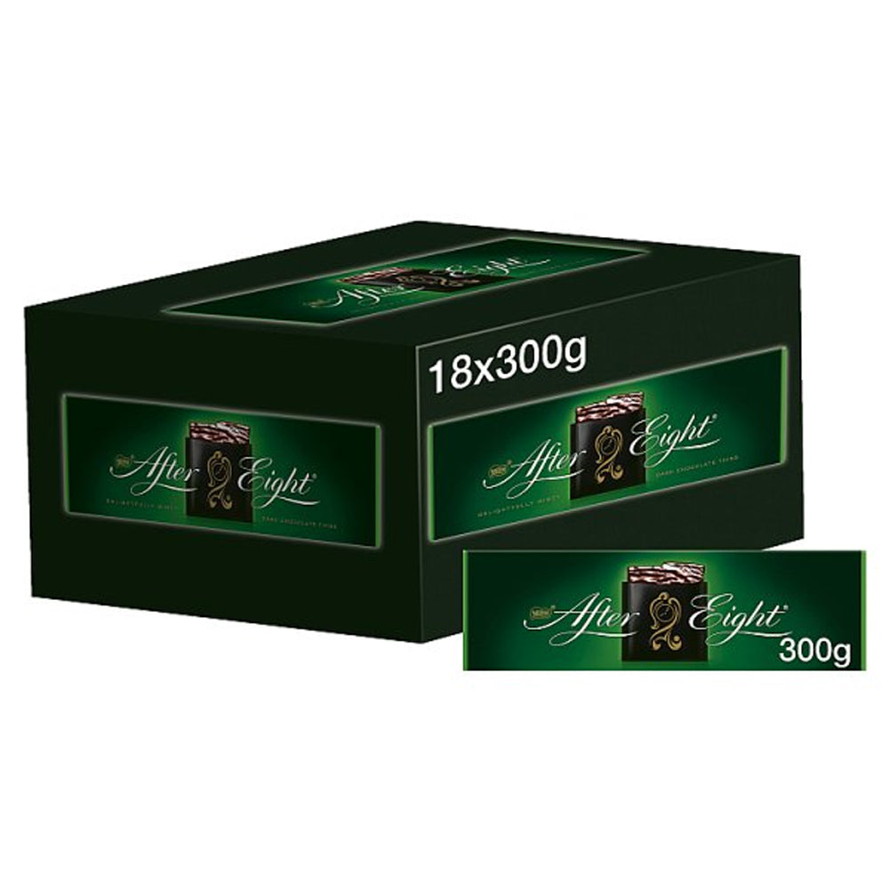 After Eight Dark Mint Chocolate Box 300g (Box of 18)