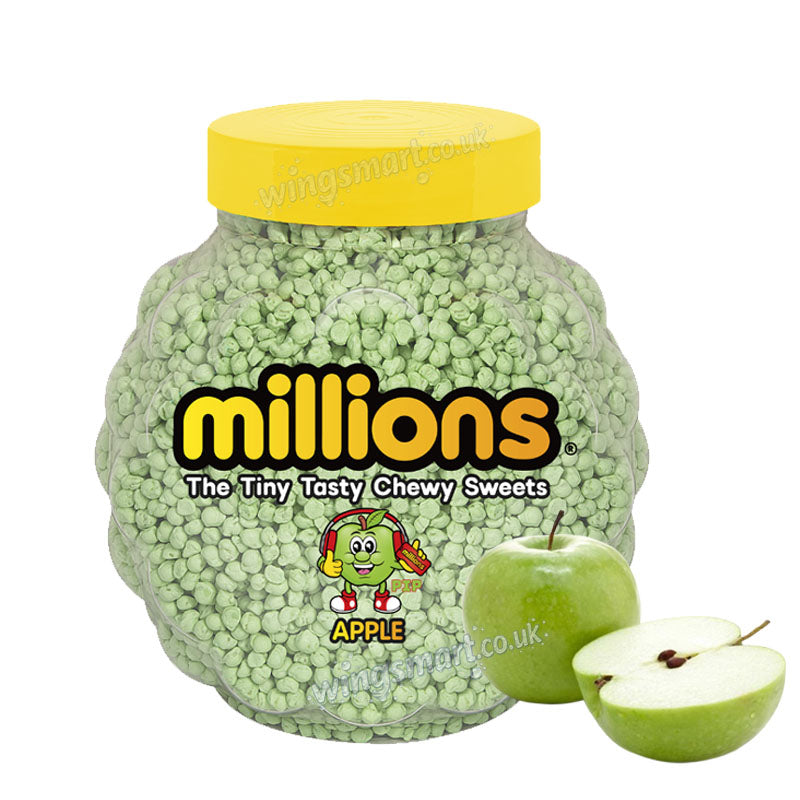Millions Assorted Flavours Jar 2.27kg Bulk Chewy Sweets Candy Pick & Mix