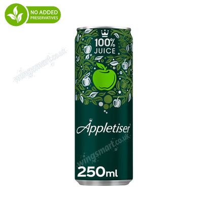 Appletiser Sparkling Apple Drink 250ml – 12 & 24 Cans Refreshing Fizzy Apple Juice