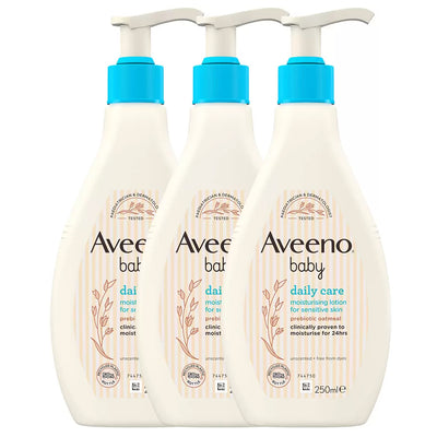 Aveeno Baby Daily Care Moisturising Lotion 3 x 250ml