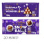 Cadbury Winter Wonderland 100g and Snow ball 110g (20 Mixed) with Tub Christmas Treat