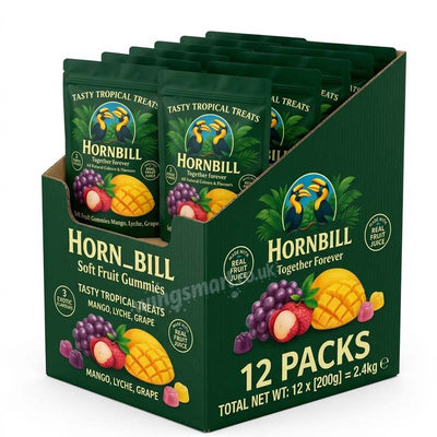 Lucky Dip Exotic Hornbill Tropical Mix Soft Gummy 100g (Pack of 12)