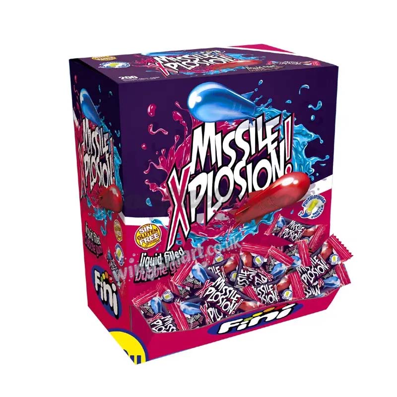 Fini Missile Xplosion Bubblegum (Pack of 200)
