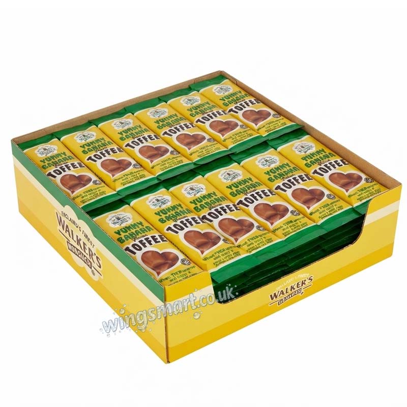 Walker's Nonsuch Toffee Bar 50g Variety of Flavours (Pack of 24)