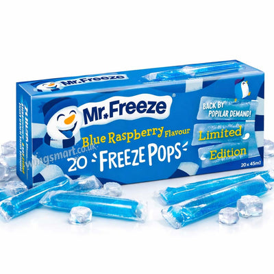 Mr Freeze Blue Raspberry 45ml Ice Pops Pack of 20