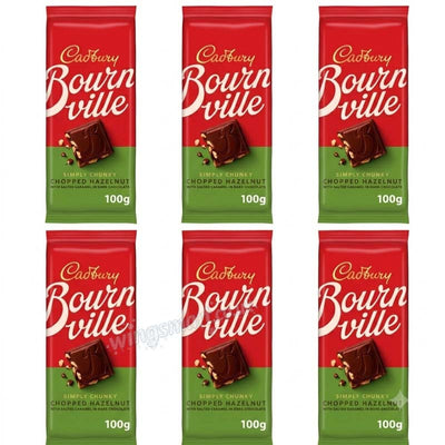 Cadbury Bournville Hazelnut 100G (Pack of 6)