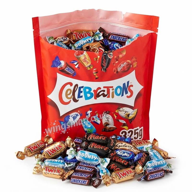 Celebrations Milk Chocolate Pouch 325g (Pack of 3)