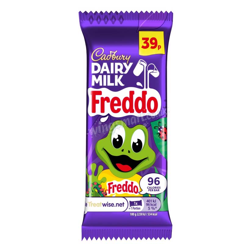 Cadbury Dairy Milk Freddo Chocolate Bar 18g (Pack of 30) Giftbox
