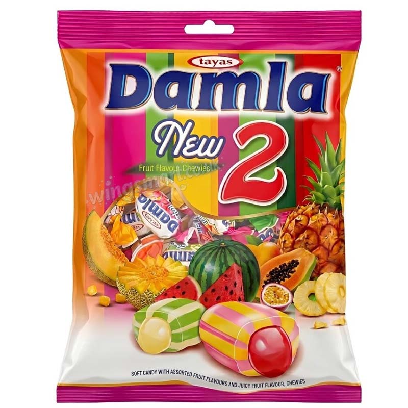 Damla Fruit Chews Bag 1kg (Pack of 5)