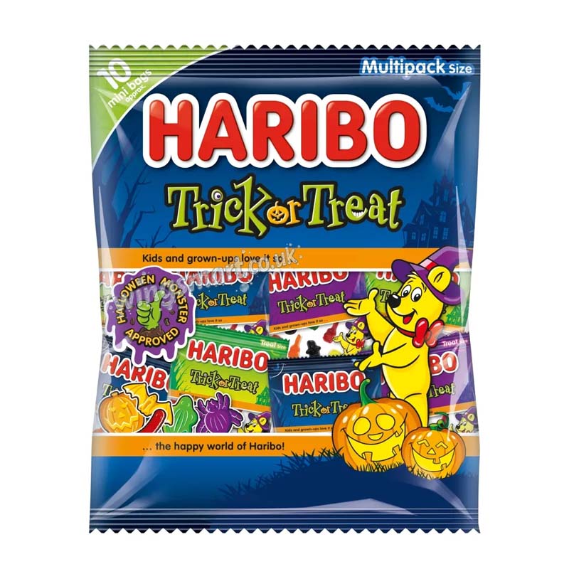 Haribo Trick or Treat Halloween Multipack 160g (Pack of 10) Fullbox