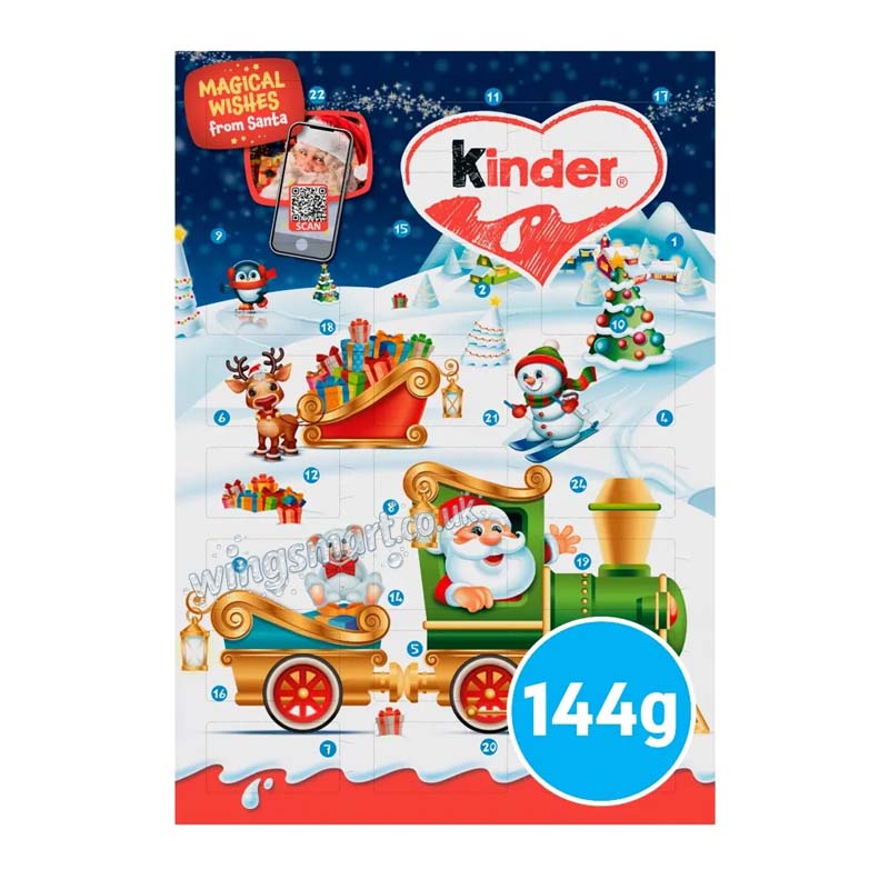 Kinder Chocolate 24 Minis Advent Calendar 144g Christmas Gift