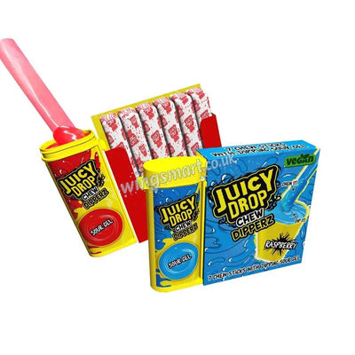 Bazooka Juicy Drop Chew Dipperz 65g (08 or 16 Packs)