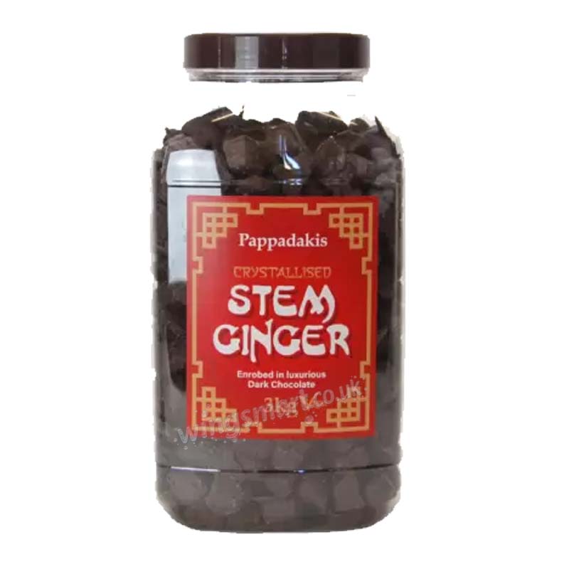 Pappadakis Dark Chocolate Ginger Jar 3Kg