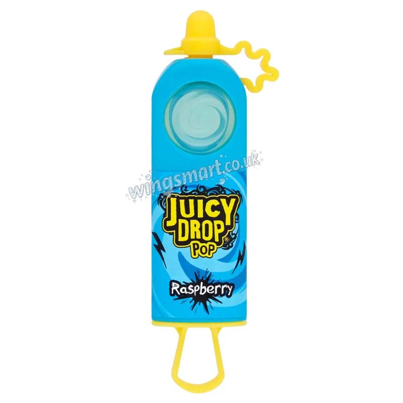 Juicy Drop Pop Candy 26g Pack of 12 | Sour Gel Filled Lollipop Sweets