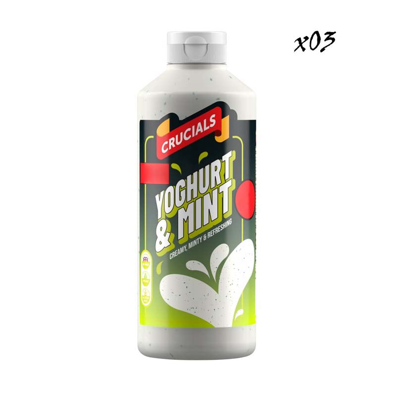 Crucials Sauce 3 x 500ml Bottles Variety of flavours Clearance Sale