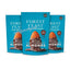 Forest Feast Salted Dark Chocolate Almonds 3 x 120g Premium Chocolate Coated
