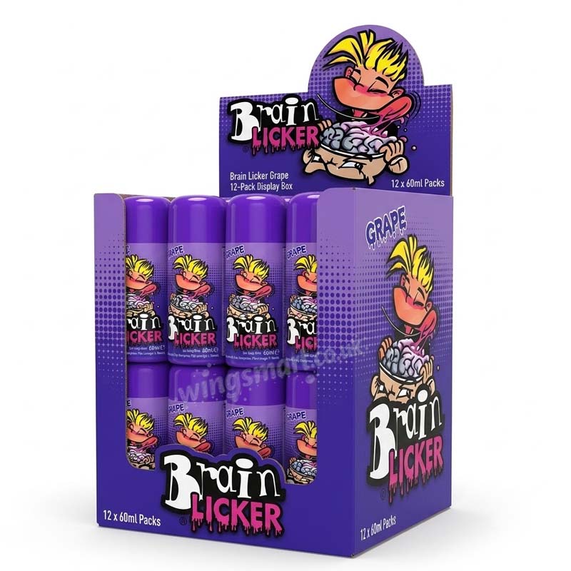 Hannahs Brain Licker Grape 60ml (Box of 12)