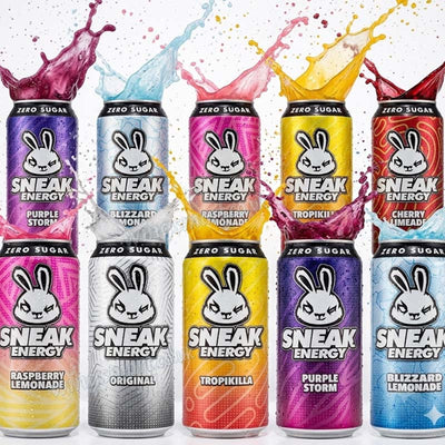 Sneak Energy 500ml Cans Random Mixed Flavours (6 or 12 Cans)