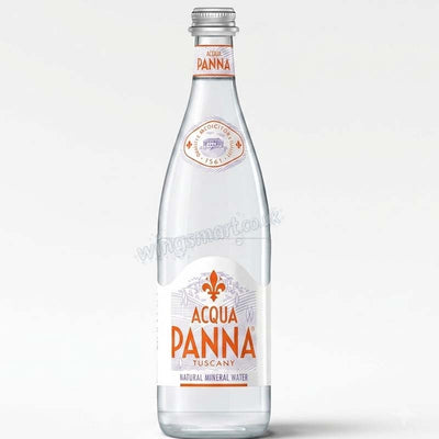 Acqua Panna Still Natural Mineral Water Glass Bottles 750ml (Pack of 12)