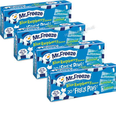 Mr Freeze Blue Raspberry 45ml Ice Pops Pack of 20