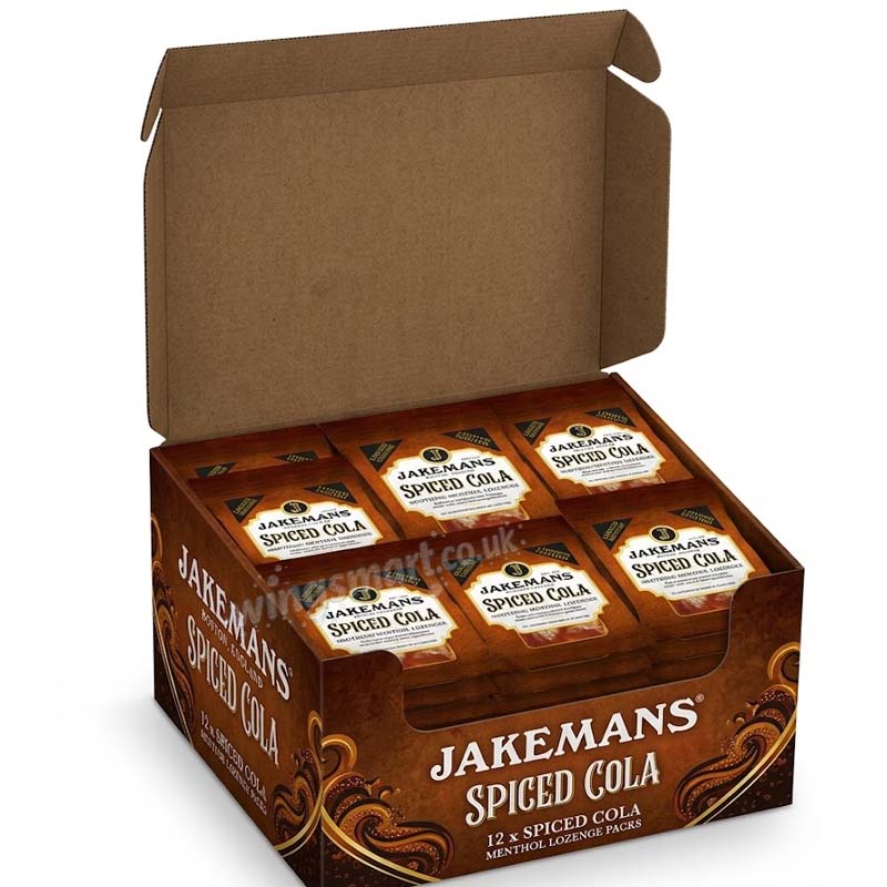 Jakemans Spiced Cola Menthol Lozenges 73g (Pack of 12)