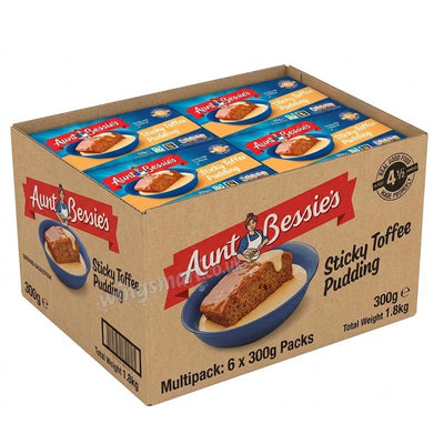 Aunt Bessie's Sticky Toffee Pudding 300g (Pack of 6) Fullbox