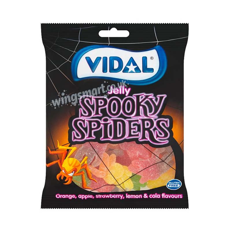 Vidal Jelly Spooky Spiders 150g (Pack of 20)