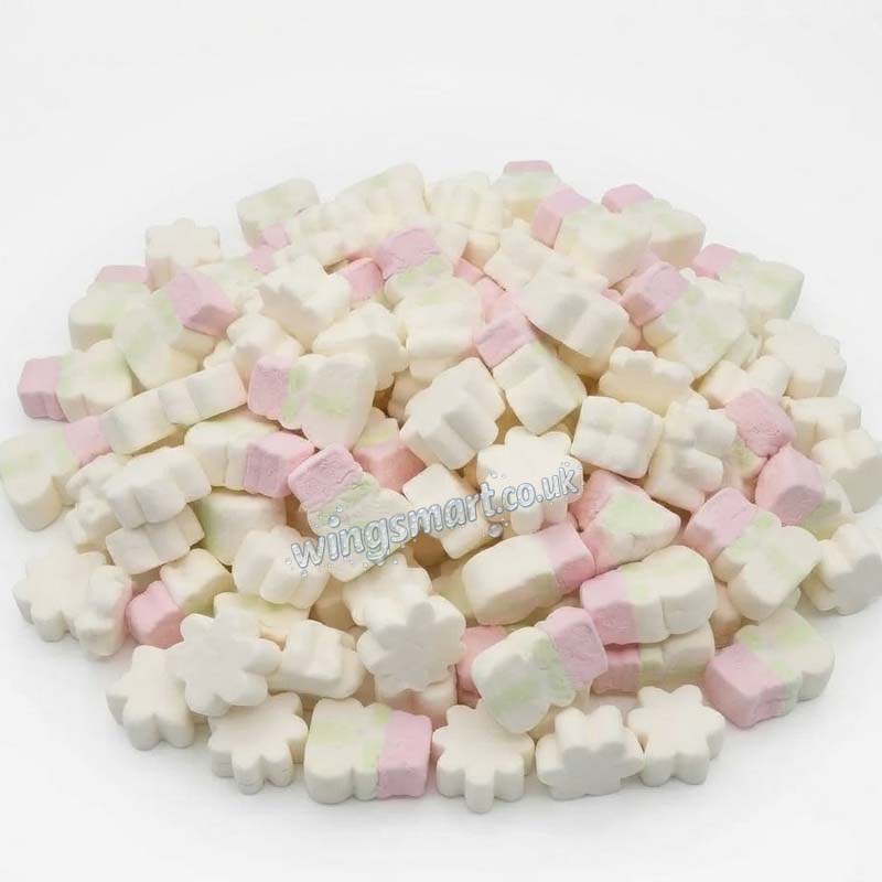 Kingsway Snowman & Snowflakes Christmas Mallows (1kg - 5kg)