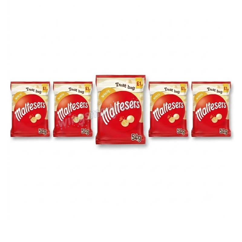 Maltesers White Chocolate & Honeycomb 54g (5,10 & 18 Packs)