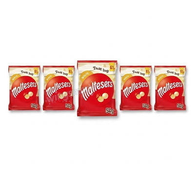 Maltesers White Chocolate & Honeycomb 54g (5,10 & 18 Packs)
