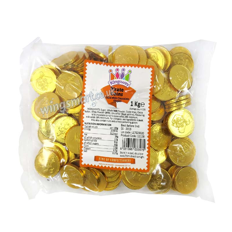 Kingsway Pirate Gold Milk Chocolate Coins 1kg