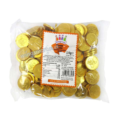 Kingsway Pirate Gold Milk Chocolate Coins 1kg
