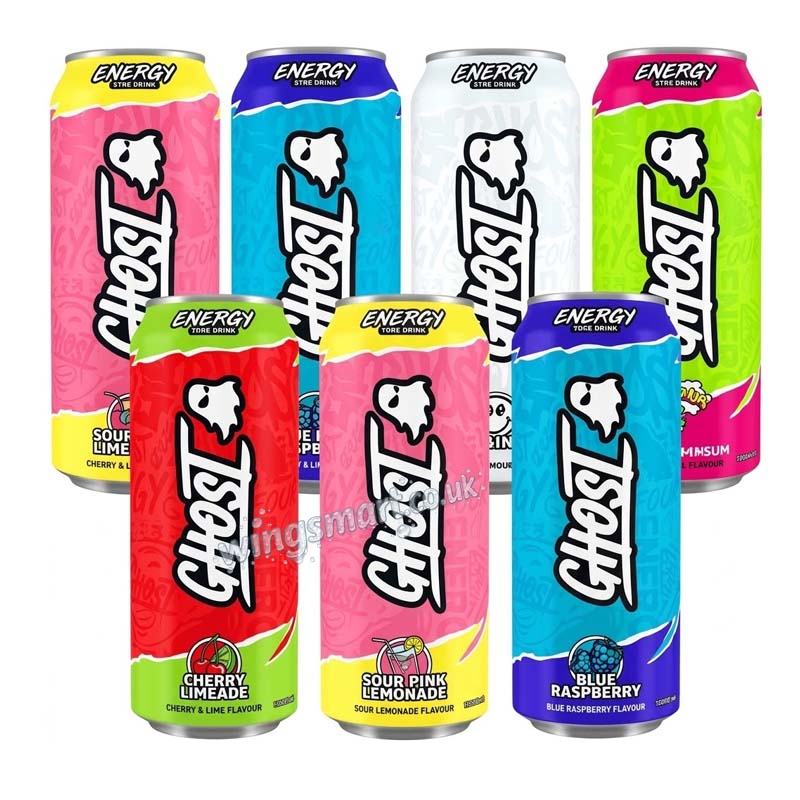 Ghost Energy Drink 500ml Random Mixed (06 or 12 Cans)