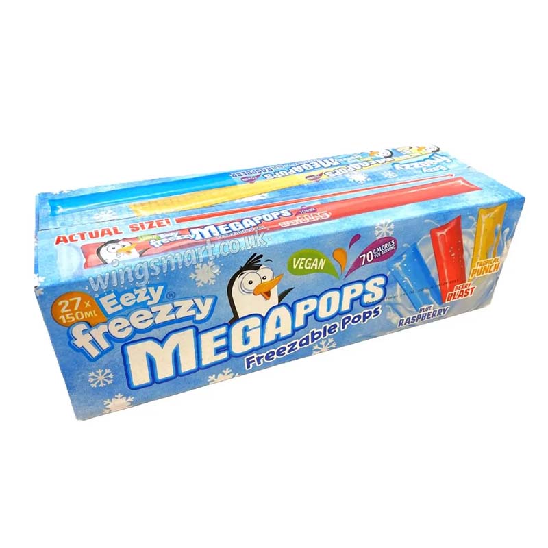 Eezy Freezzy Megapops Ice Pops 150ml (Pack of 27)