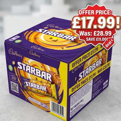 Cadbury Starbar Chocolate Bar 49g PMP (Pack of 32) Fullbox Offer Price