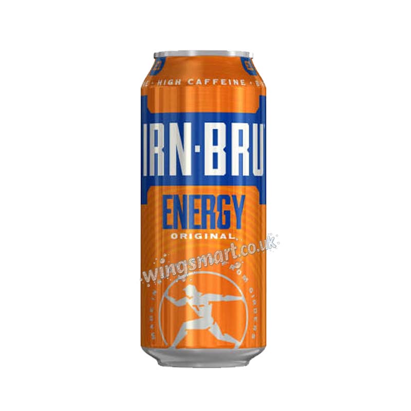 IRN BRU Energy Drink Can 500ml (Pack of 12) | Scottish Soft Drink