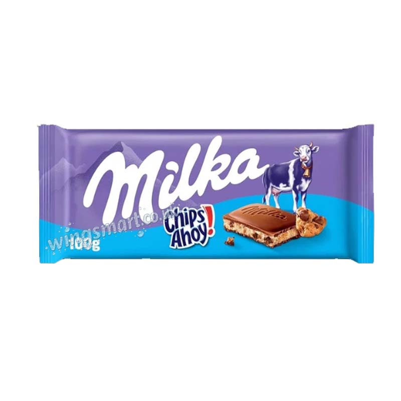 Milka Bar Chips Ahoy Chocolate 100g (11 or 22 Packs)