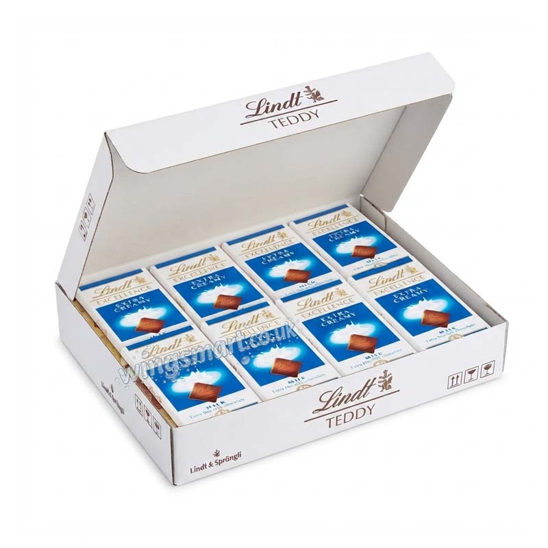 Lindt Excellence Milk Extra Creamy Chocolate Bar 100g (04 or 08 Bars)